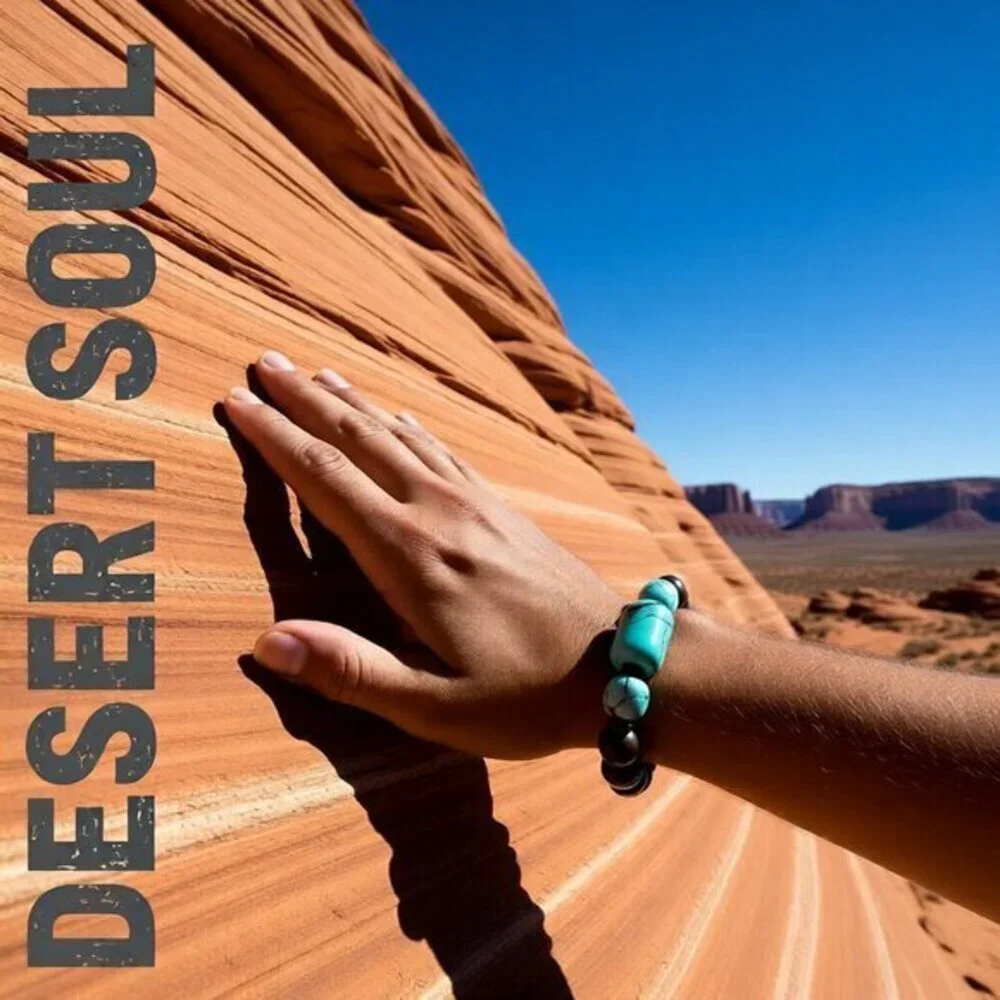 Boho & Southwest Influenced Flair! Earth Colors! Turquoise + Brown Howlite 7
